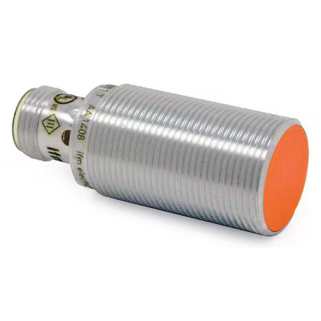 Ifm Igs252 Cylindrical, Inductive Proximity Sensor, 18 Mm Dia., Brass, M12, 3