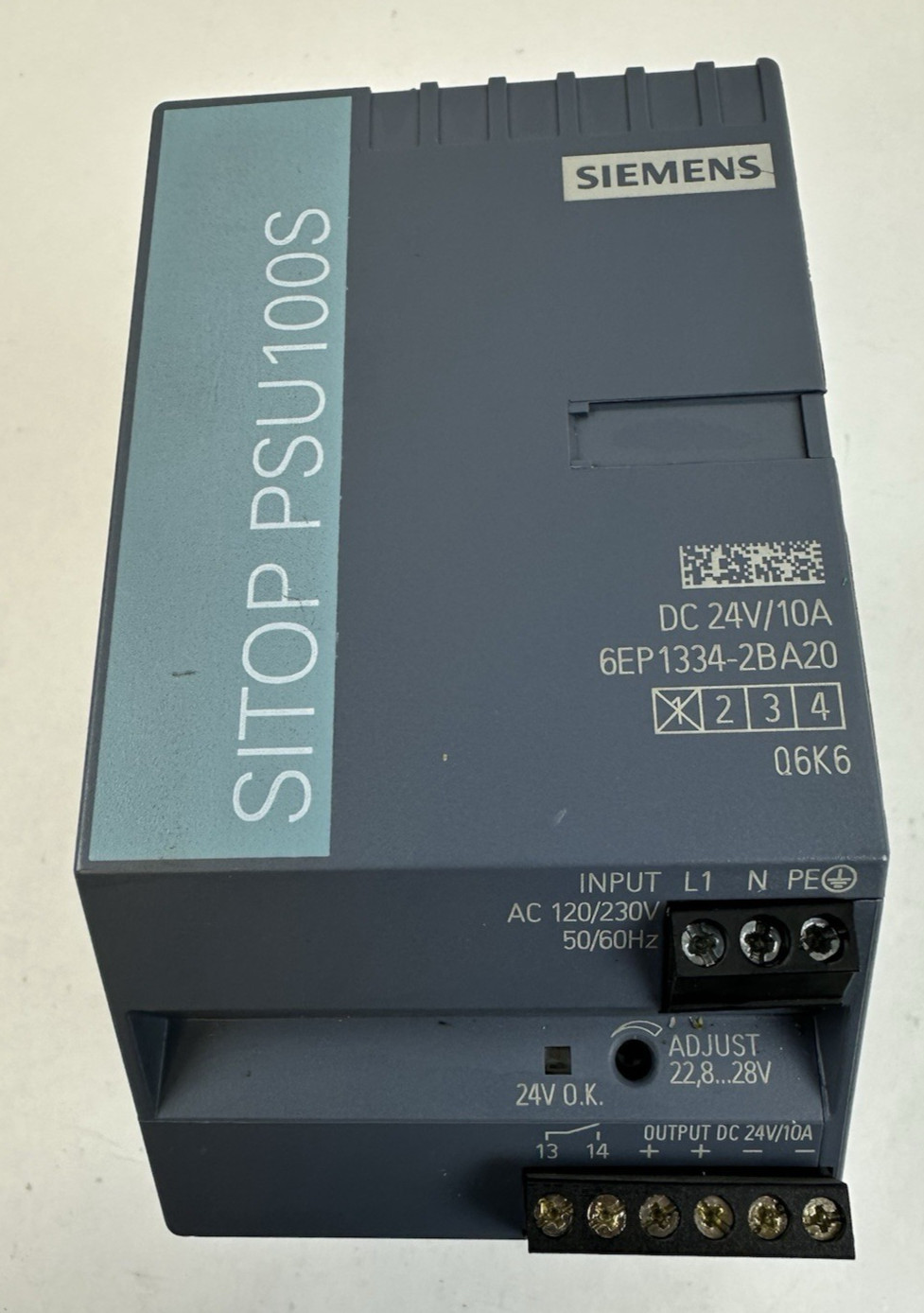 Siemens 6EP1334-2BA20 SITOP Power Supply 24VDC 10A 120/230VAC