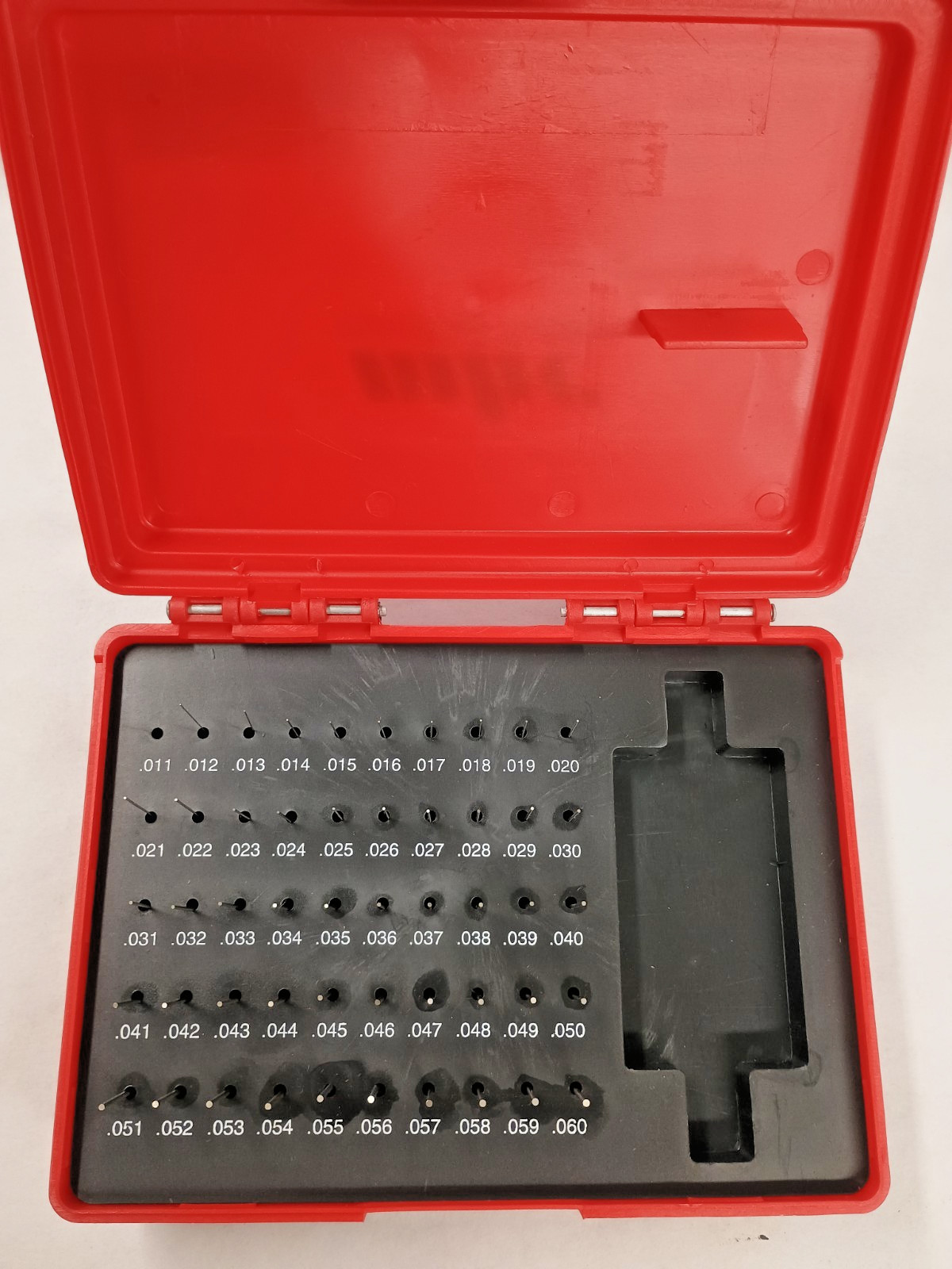 MO Minus Pin Gage Set 0.011 to 0.060 49 pcs “0.011 Missing” 616-81016 MSC