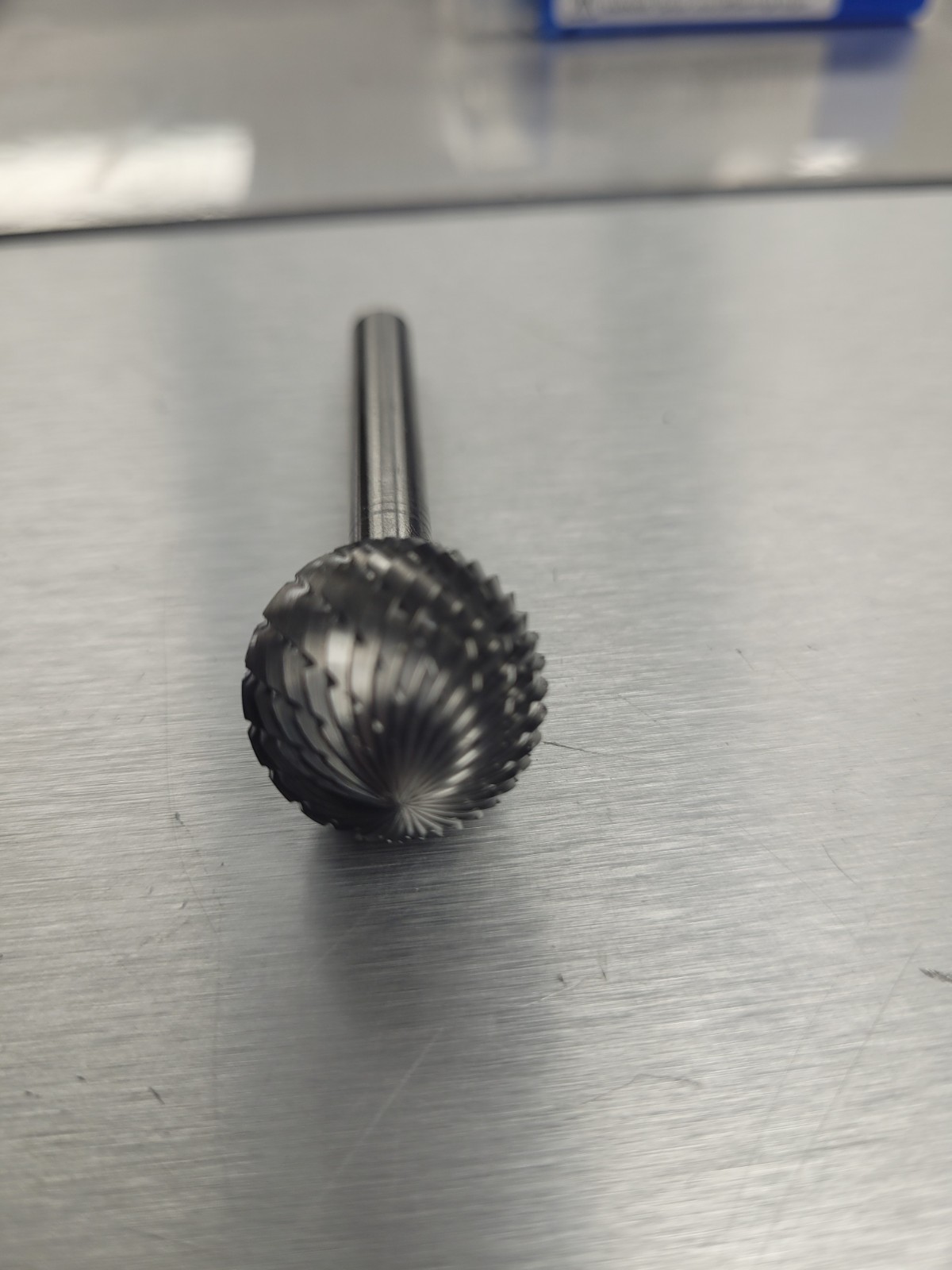 Carbide Bur SD-7 Ball Shape Double Cut 3/4″ x 11/16″ x 1/4″ Shank 24602 SD-7