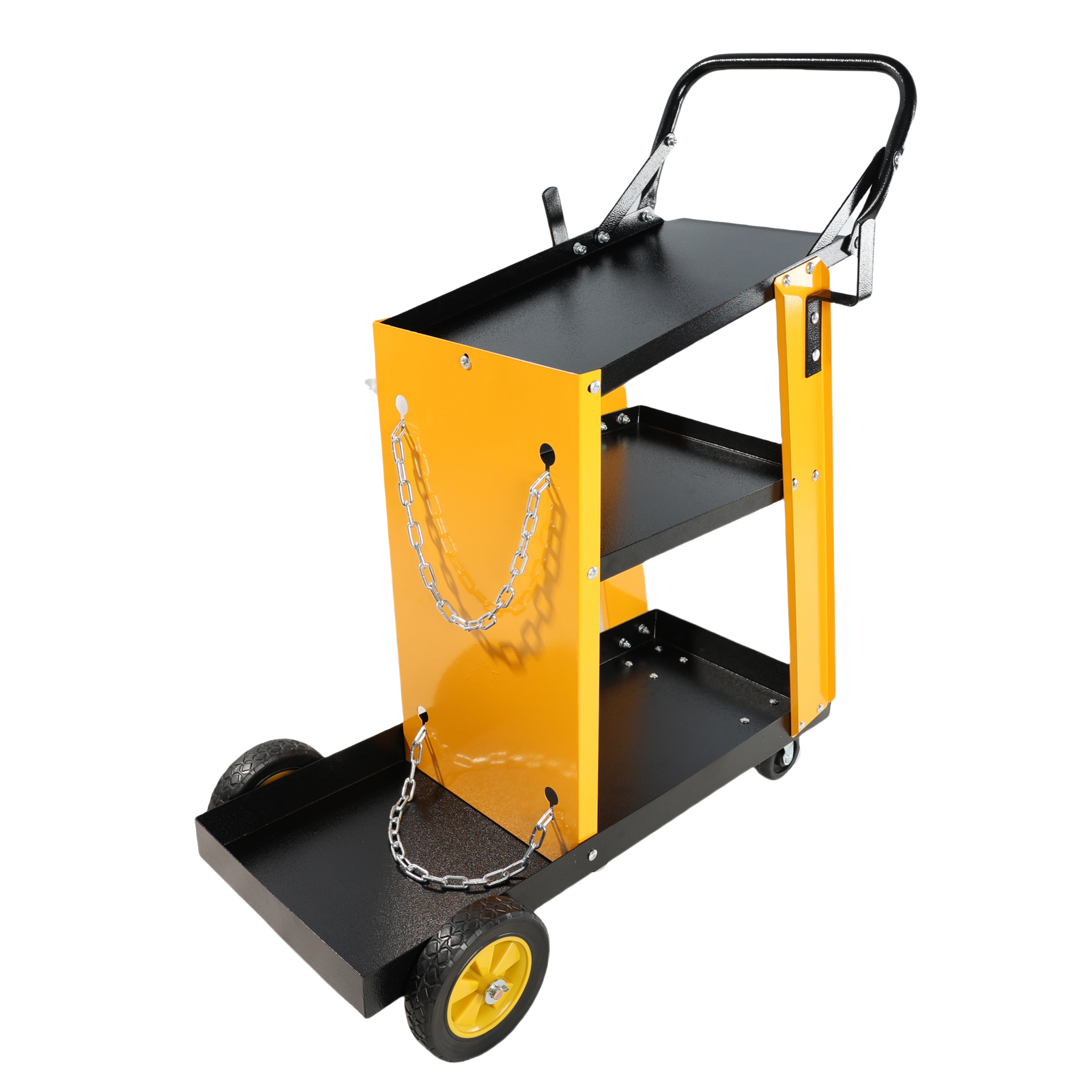 Welding Cart 3 Tiers 200 LBS Welder Welding Cart with 360° Swivel Wheels New