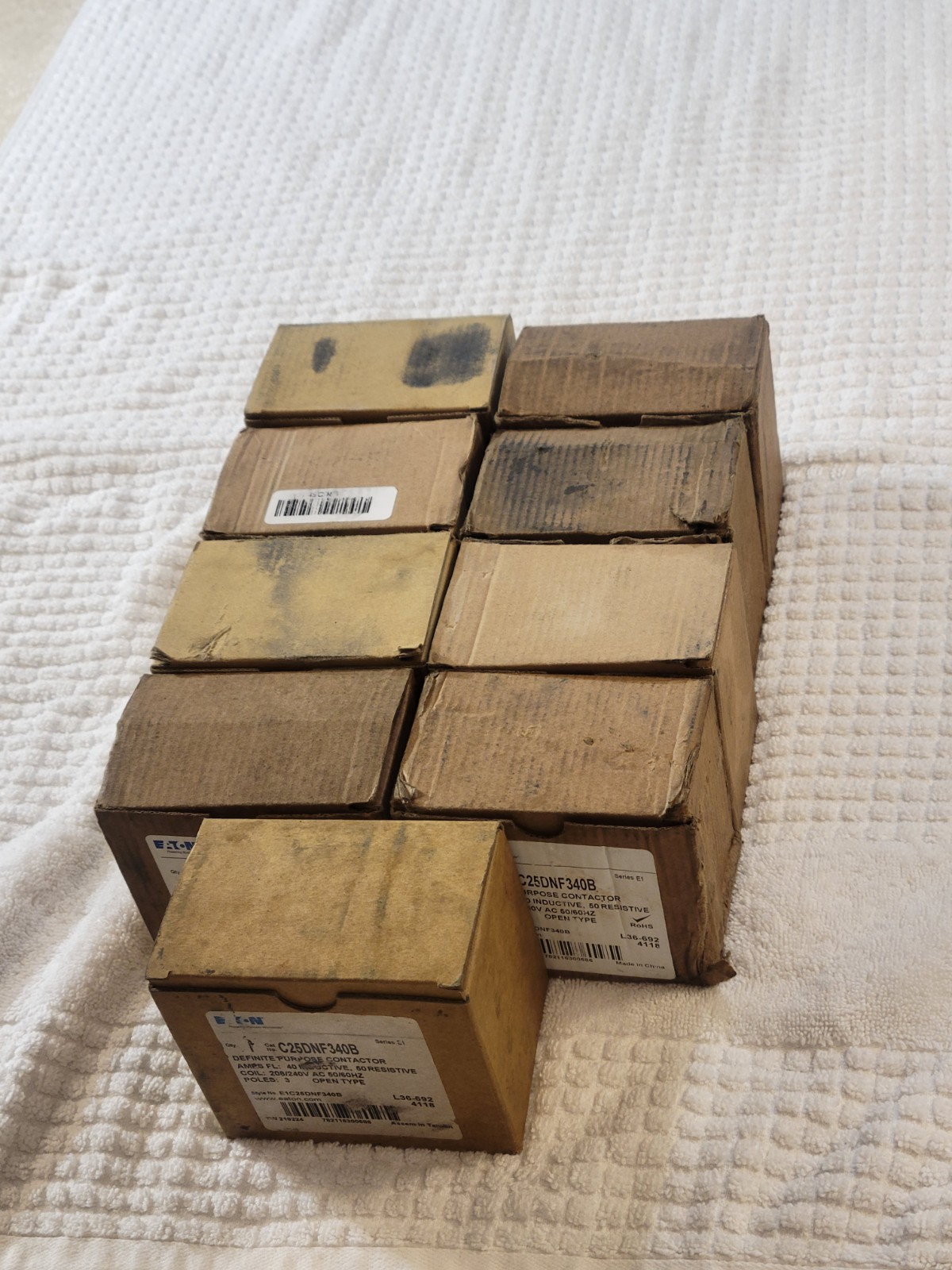 Eaton C25DNF340B Definite Purpose Contactor 208/240V E1C25DNF340B New in Box