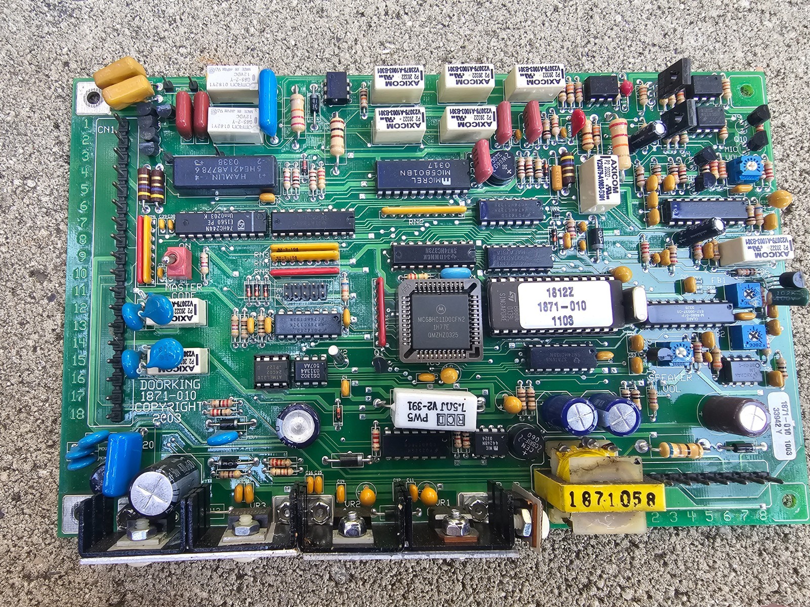 DKS Doorking 1871-010 Circuit Board – UNTESTED – See the Description / Pictures
