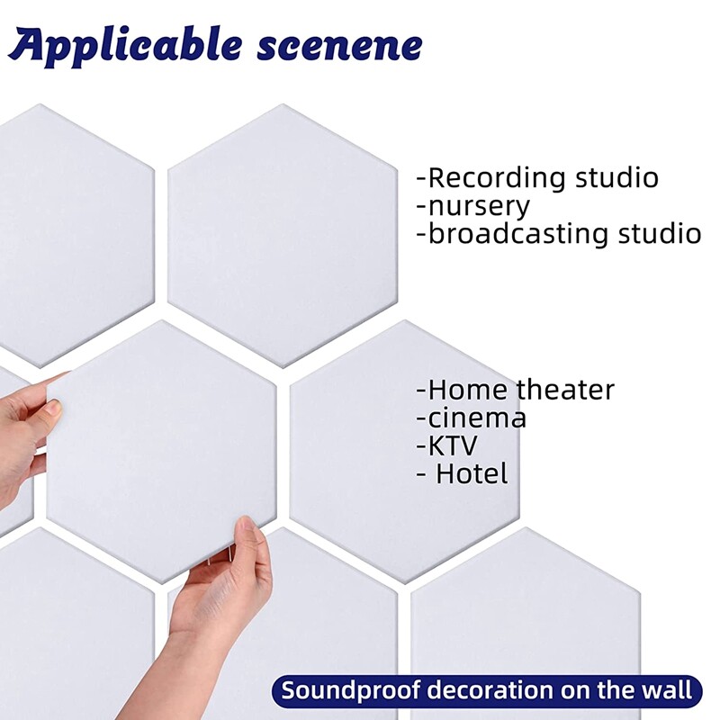 18pcs Self Adhesive Acoustic Plates, Soundproof Wall Plates, 30.5 X 258918-