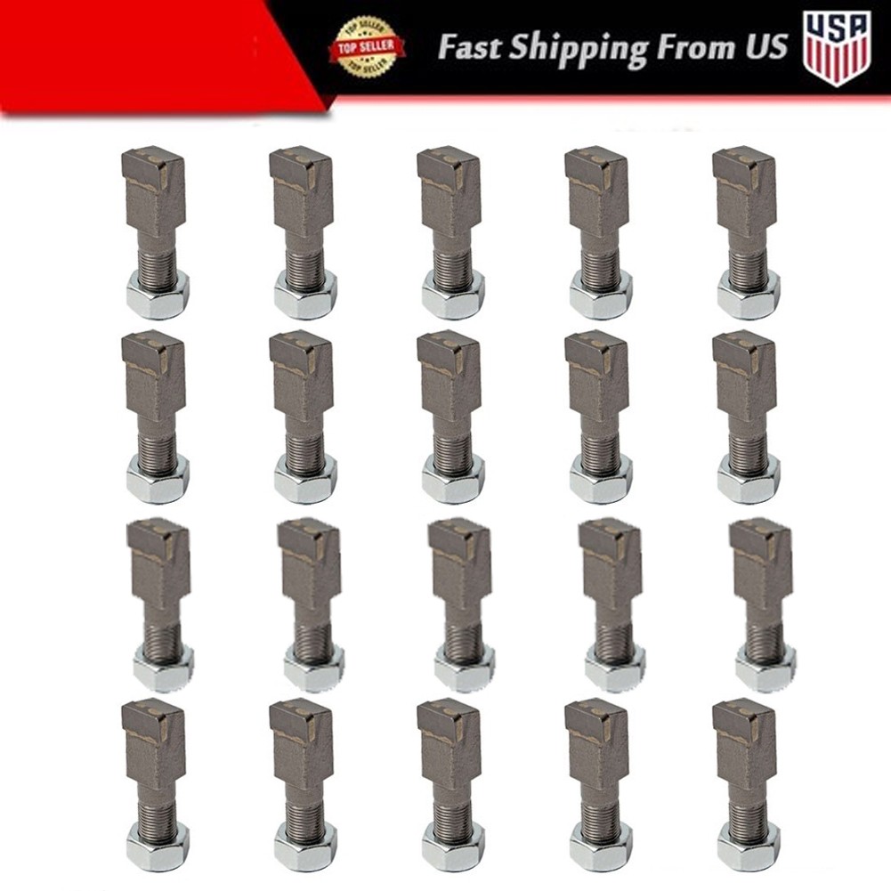 2-7/8″L x 11/16″W Stump Grinder Teeth for Woodland Mills WG24 WG28 5/8″ Nut 20pc