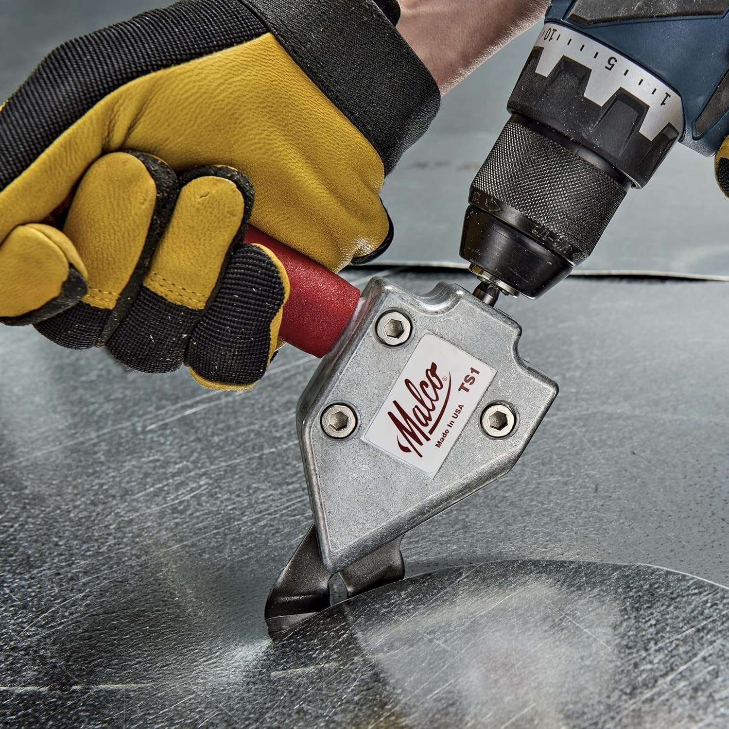 20 Gauge Sheet Metal Cutting Attachment for Corded or Cordless Drill