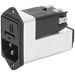 Schurter 4303.5025 KFC POWER ENTRY MODULE W. FILTER 10A