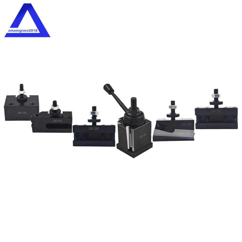 6Pack Swing Dia 10-15″ BXA 250-222 Wedge Type Quick Change Tool Post Holder Set