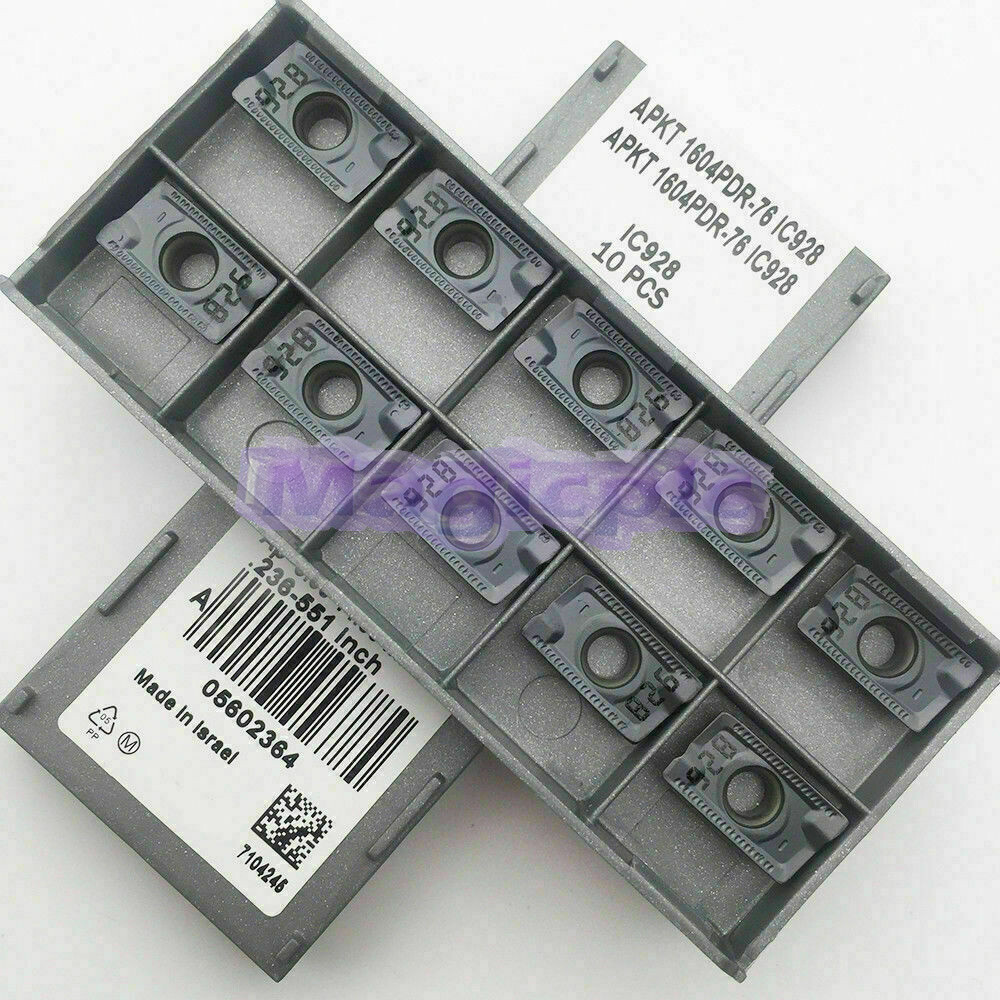 10PCS/Box New ISCAR APKT1604PDR-76 IC928 Carbide Inserts CNC