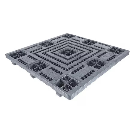 Recycled High Density Polyethylene Pallet, 48 In L, 48 In W, 5 7/8 In H, 4,