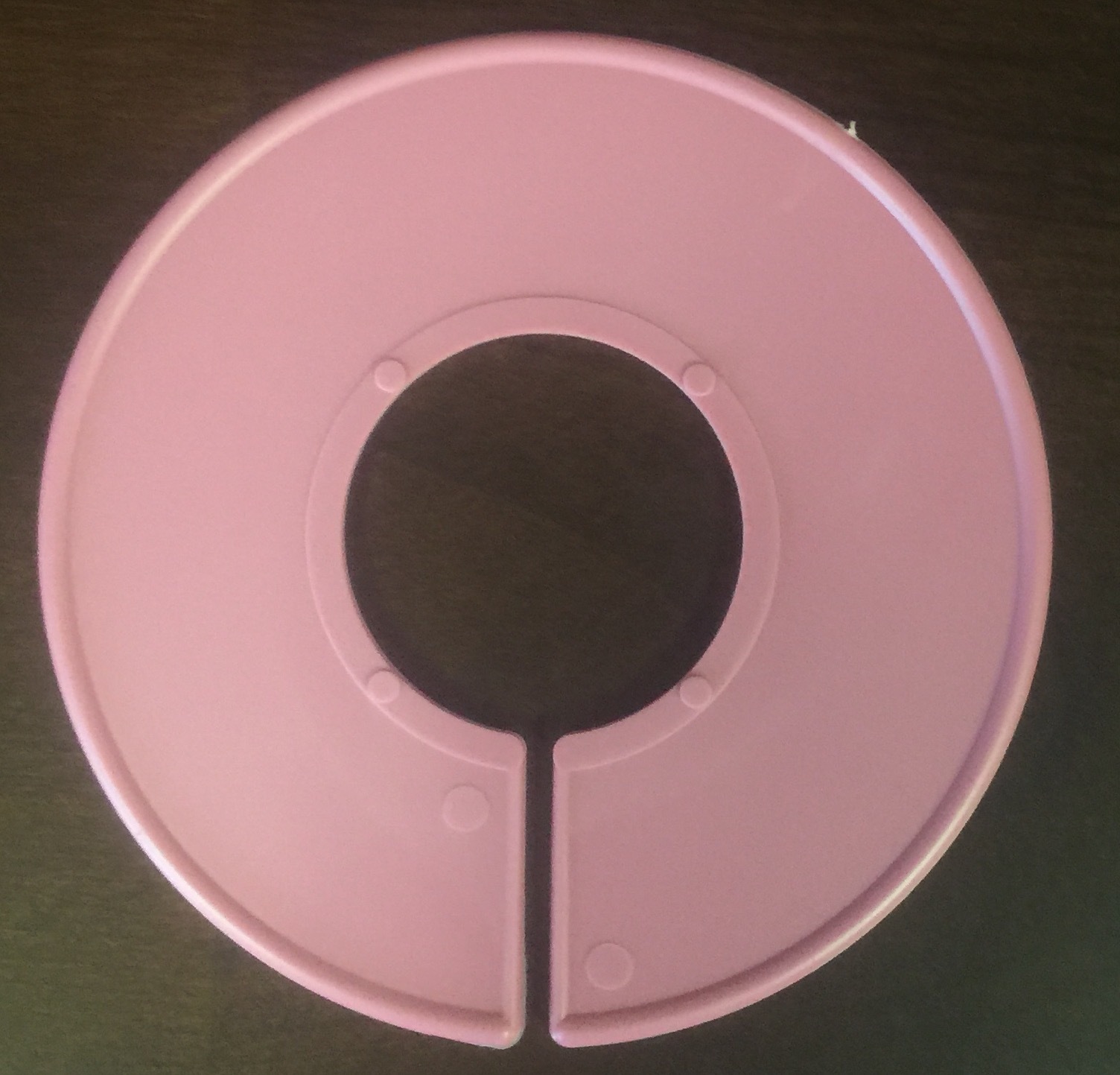 10 NEW Blank Pink Plastic Clothing Size Dividers Rack Ring Closet Divider