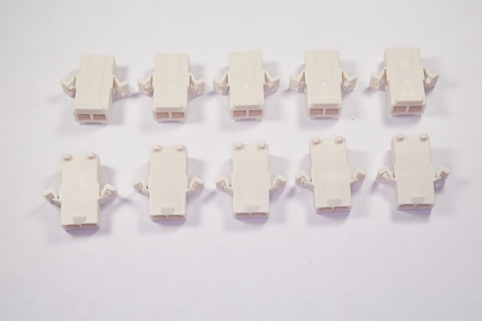 Lot of 10 19-09-2027 Molex Rectangular Housing Connector 2 Pos 6.71mm Pitch NOS