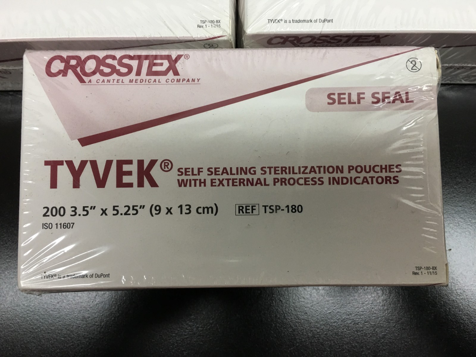 Crosstex REF TSP-180 Self-Seal Tyvek Pouch 3.5″ x 5.25″ Lot 3 PKS