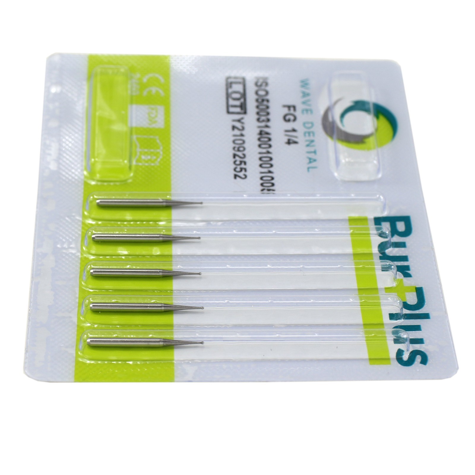 Wave Dental Round Burs FG 1/4 Carbide Burs High Speed Friction Crip Midwest 19mm