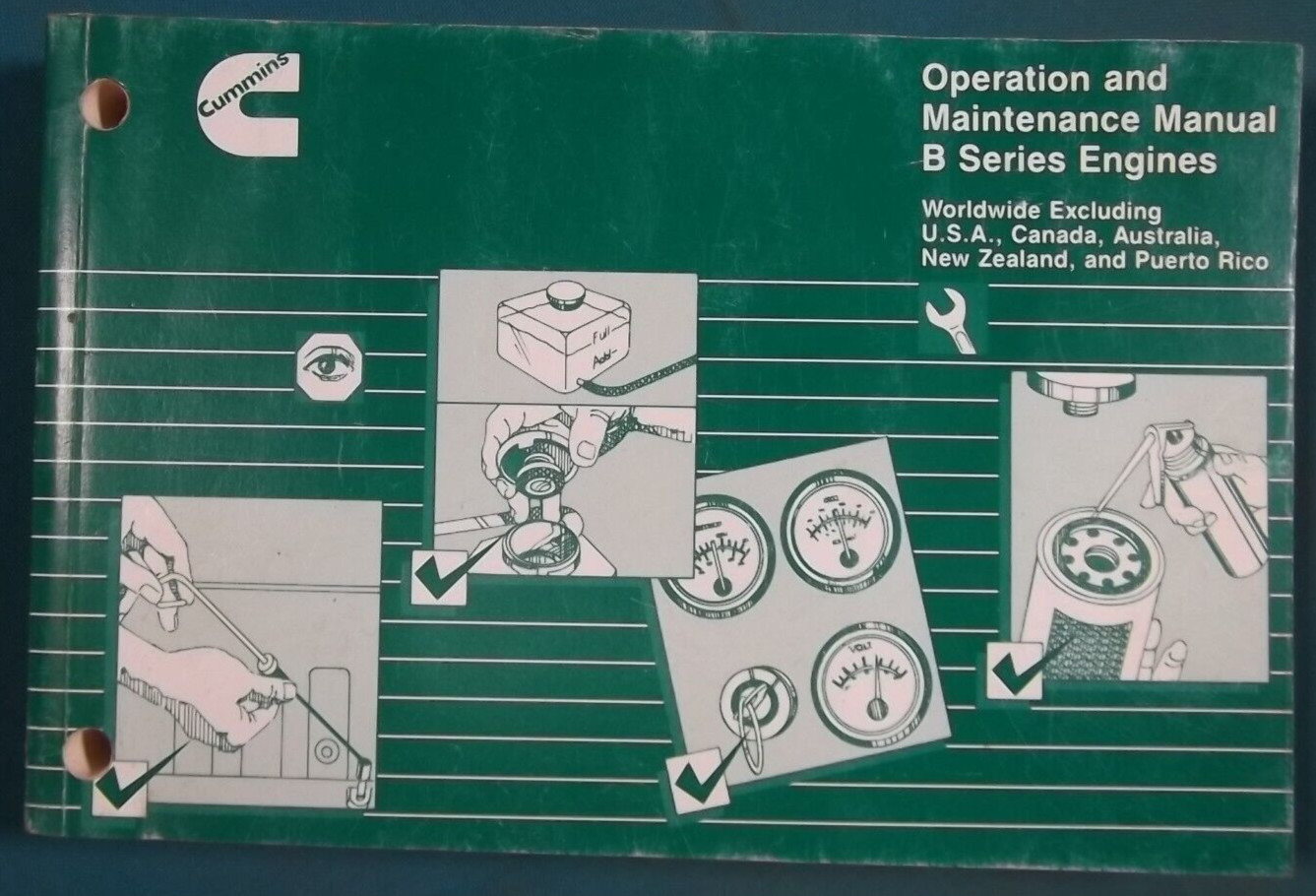 CUMMINS B SERIES ENGINES B-3.9-L B-5.9-L OPERATION & MAINTENANCE MANUAL 3810464