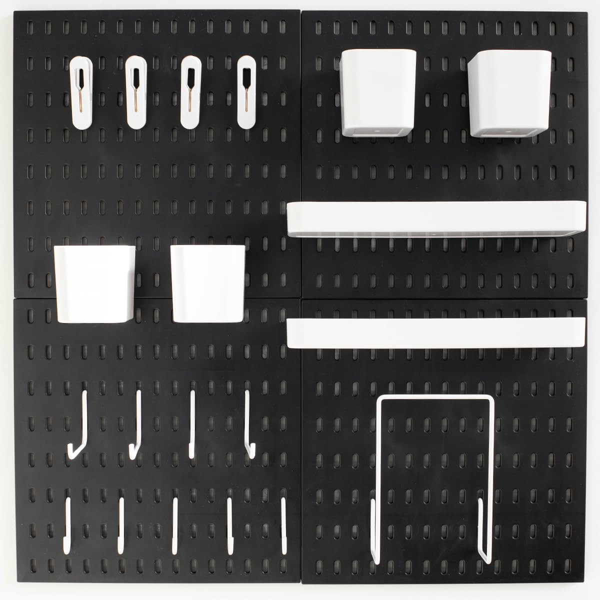 Pegboard Combination Kit,Pegboard Wall Organizer, Peg board Wall Mounted ,Peg…