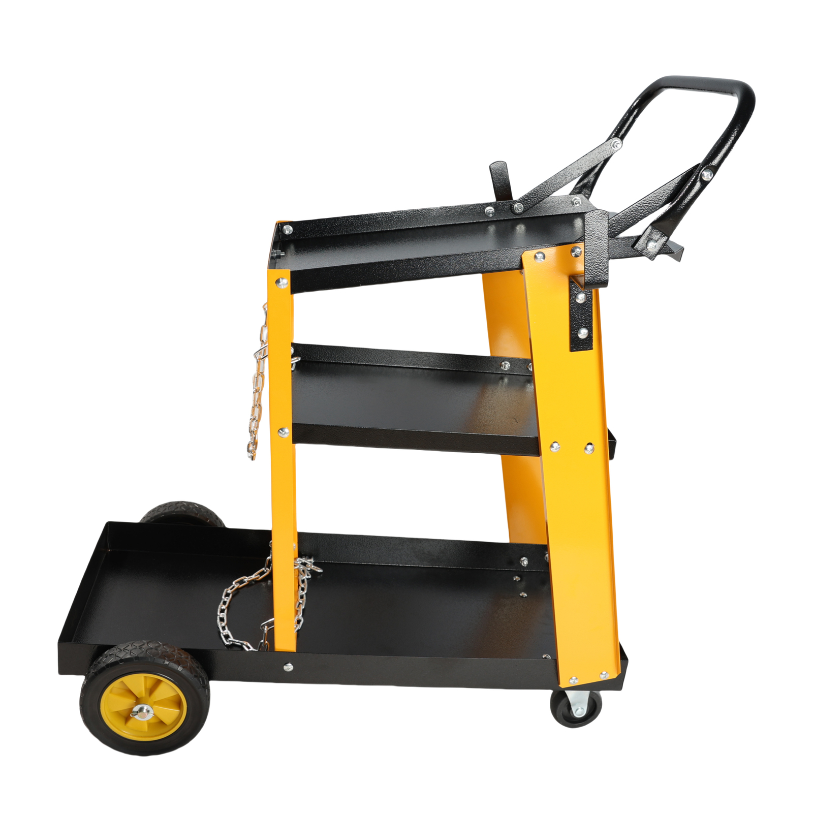 Welding Cart 3 Tiers 200 LBS Welder Welding Cart with 360° Swivel Wheels New