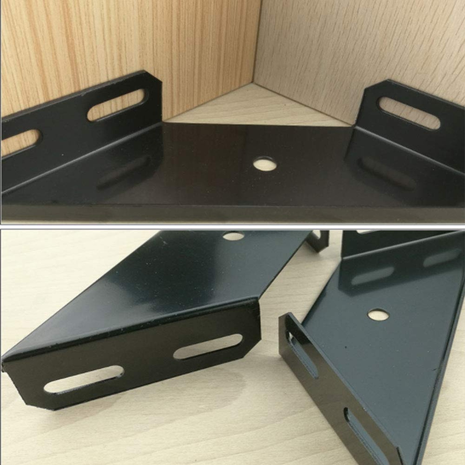 Corner Brace Bracket, 2 PCS Corner Bracket Brace Plate Trapezoid Flange Angle…