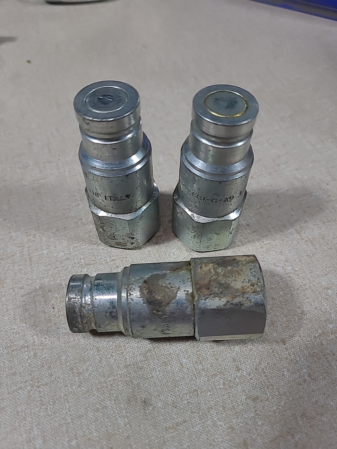 STUCCHI M-A9 1/2 FLAT FACED COUPLER FREE SHIPPING 3-pack