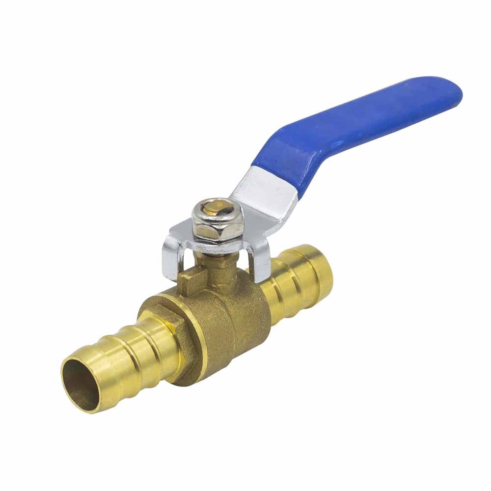 5/8″ Brass Hose Barb Ball Valve Kit – Heater Hose Shut Off Valve for Automotive