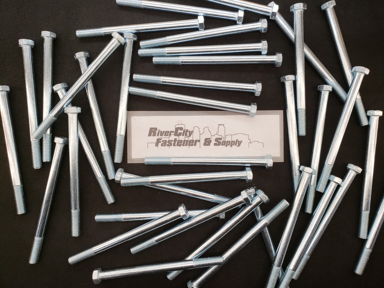 (5) 1/2-13×7 Grade 5 Bolts / Hex Head Cap Screws 1/2 x 7 Bolt 1/2x13x7