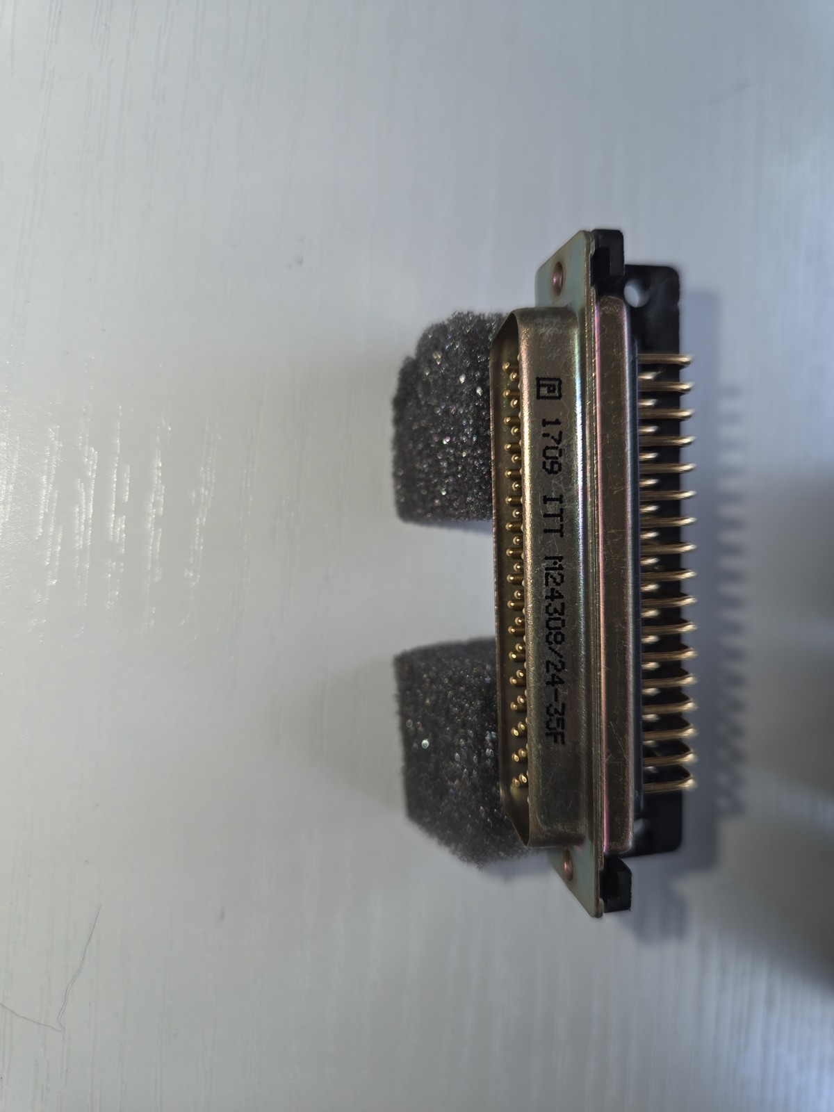 ITT Cannon M24308/24‑35F MIL‑Spec D‑Sub Connector – 50‑Pin – C4 Used Good