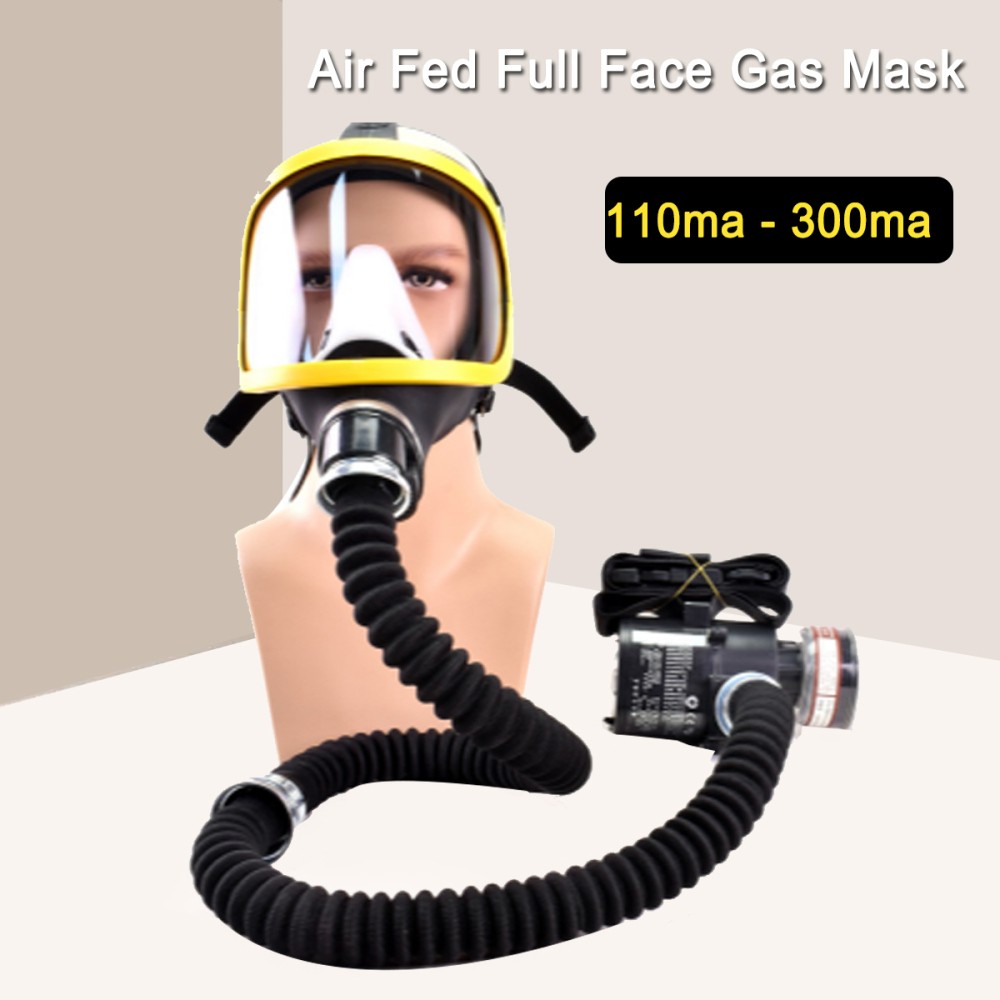 Reusable PPAR Respirator Full Face Respirator Protective Gas Mask Air Supply