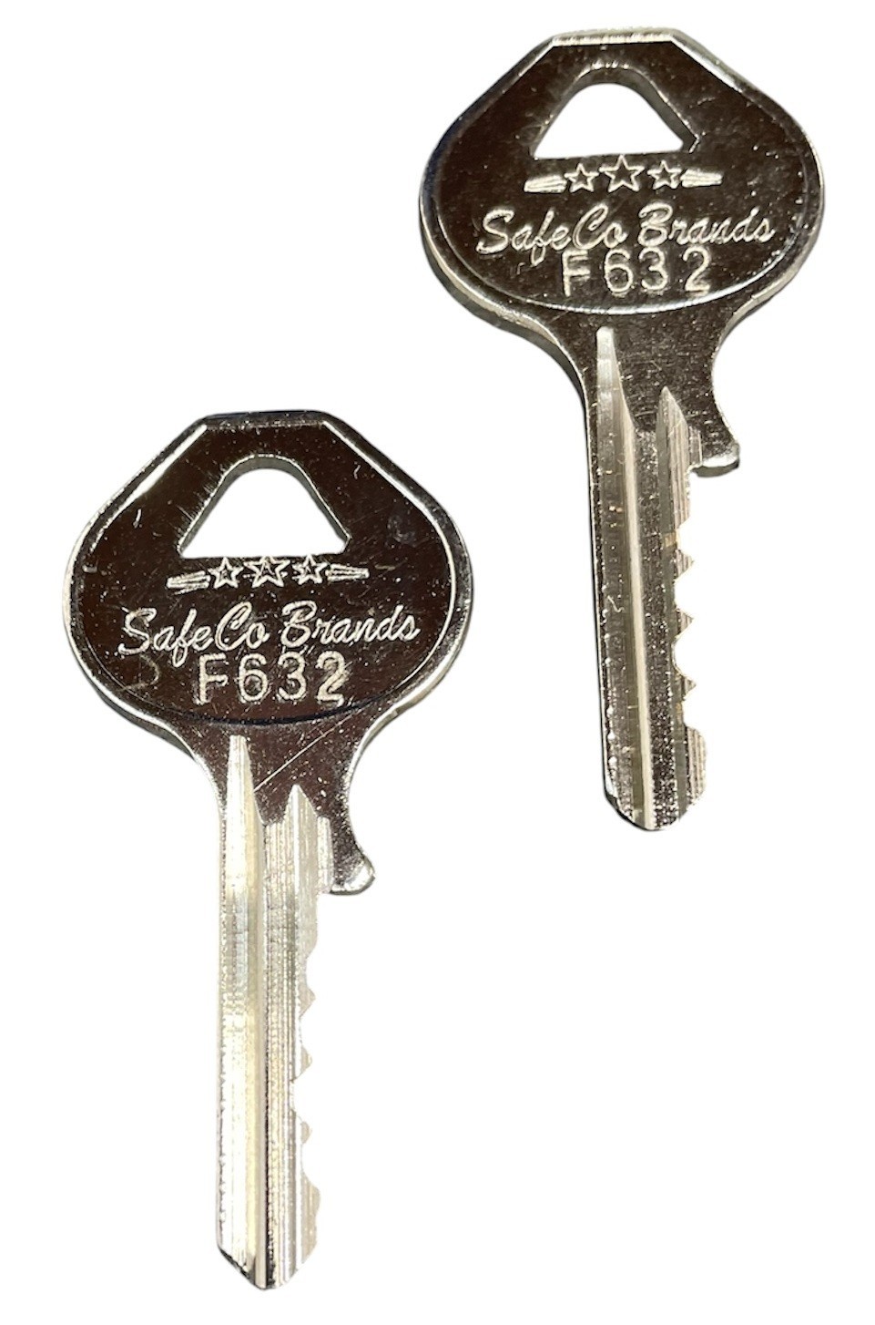 SafeCo Brands Override Keys to Fit Master Combination Locks Cut to Your Code