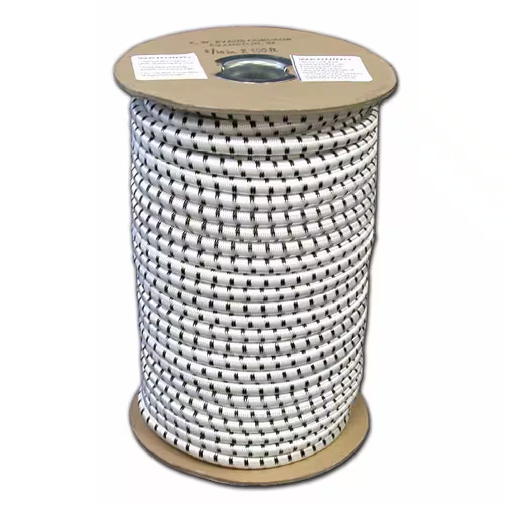 1/8 In. X 50 Ft. Elastic Bungee Shock Cord Free Shipping New