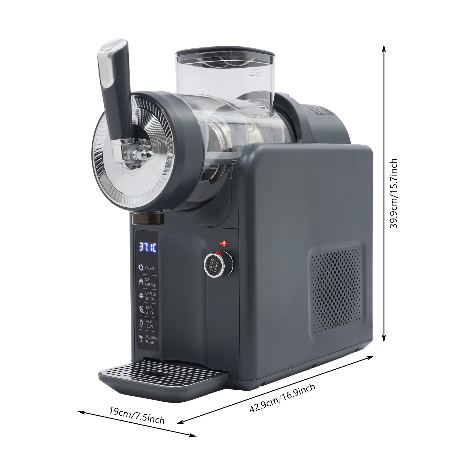 1.8L Slushie Machine Margarita Smoothie Frozen Drink Slushy & Ice Cream Maker
