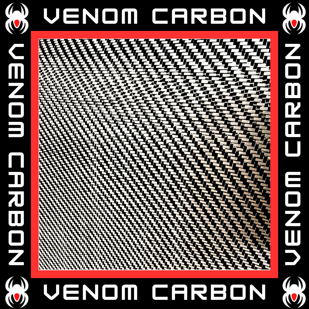 50″ Twill Weave Carbon/Innegra (3k, 1880 denier, 5.9 oz)
