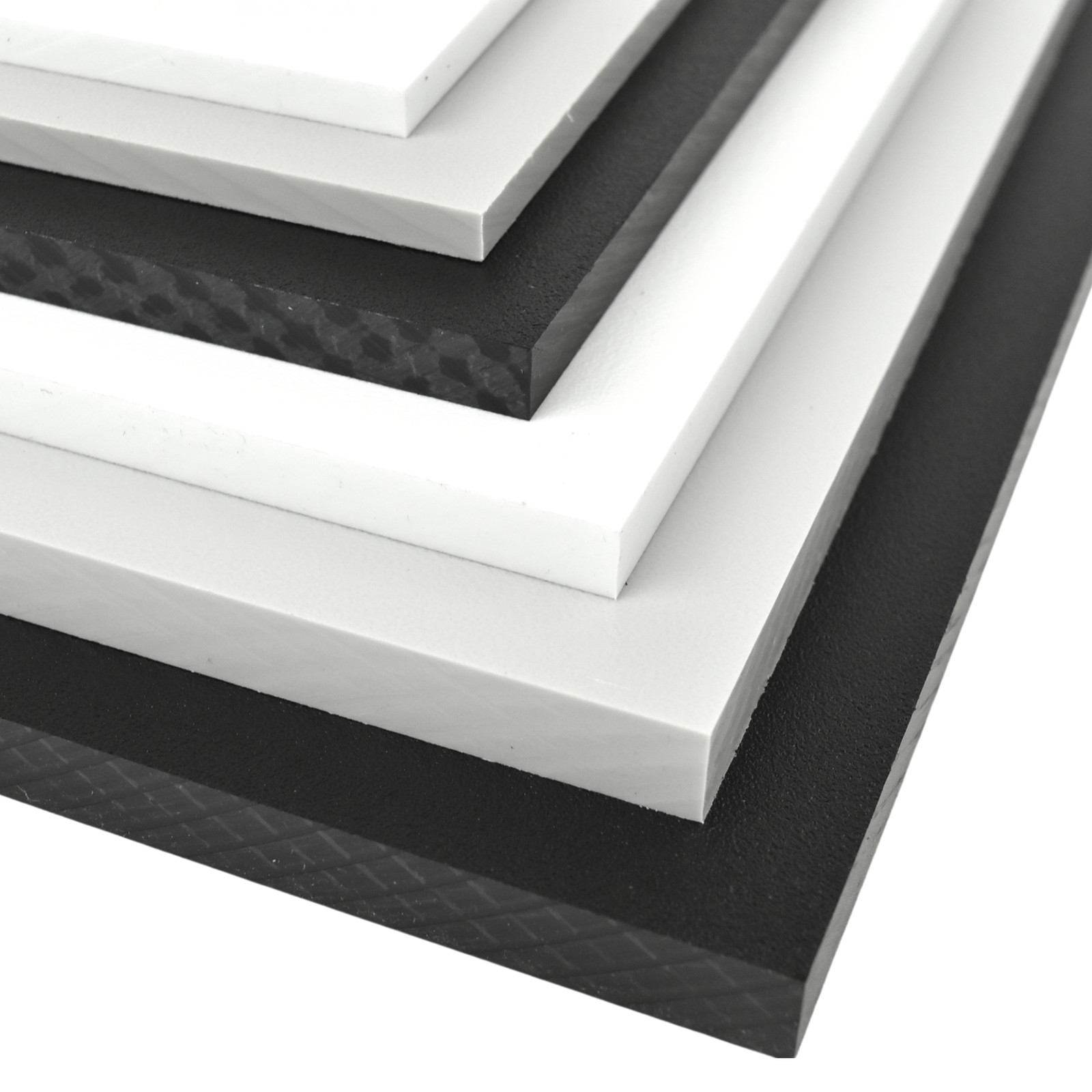 BuyPlastic Black HDPE Starboard, Marine Grade Plastic Sheet 1.5″ x 12″ x 24″