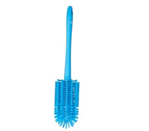 2x One-Piece Pipe Brush, 16″ Long, 3.1″ Round – Medium, Blue (5382803) Vikan
