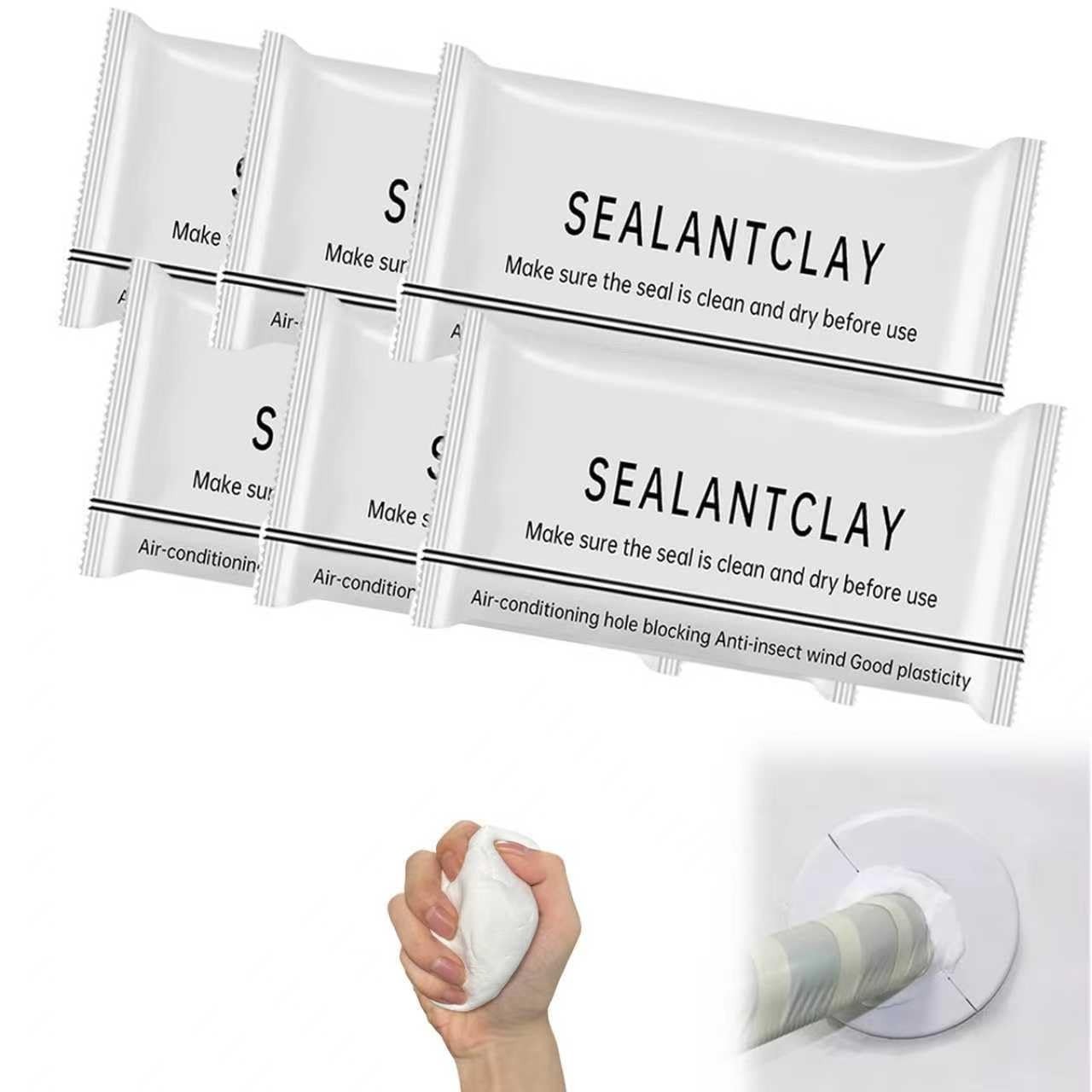 2026 Upgraded Moldable Sealant Clay Faster Drying 6-Pack Sealant Mastic New