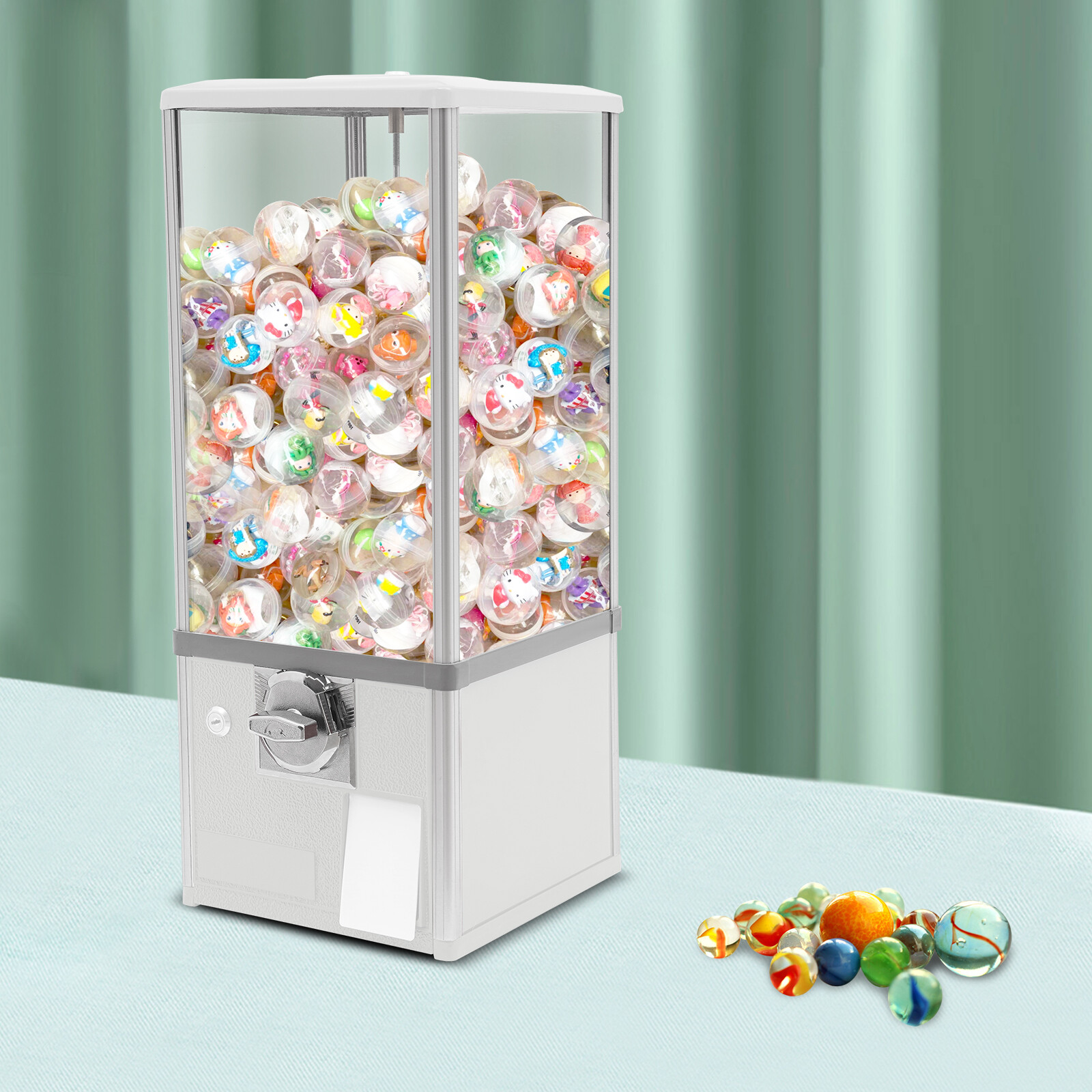25 in Commercial Vending Machine Vending Machine Candy Vending Machine White