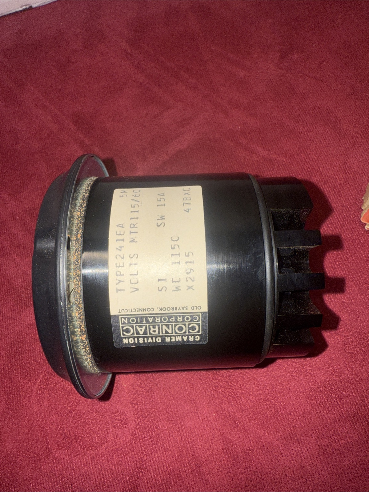 CRAMER 241EA 115VAC 5min INTERVAL TIMER COUNTER 10001 AED 5-MIN 60Hz NOS VTG