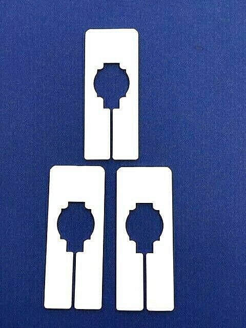 RECTANGLE CLOTHING SIZE DIVIDERS bag of 20 “BLANK”