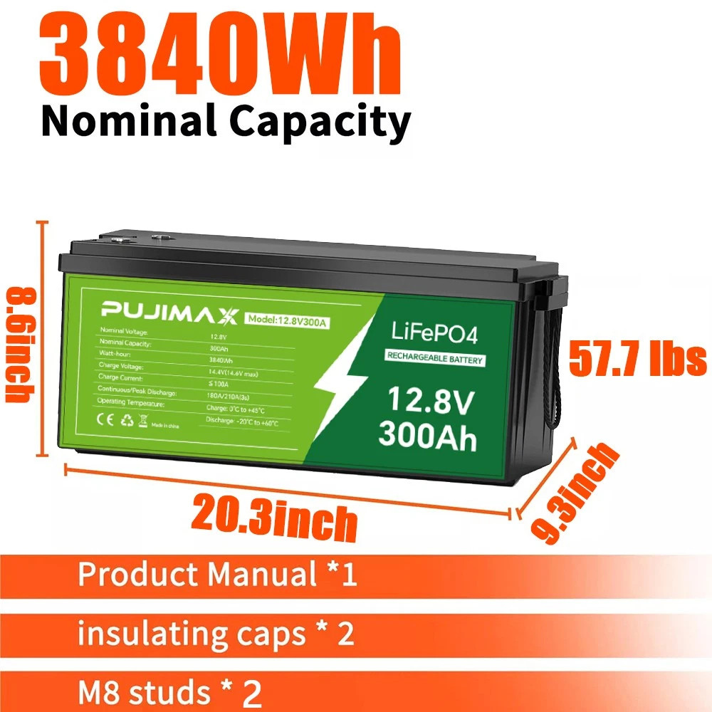 CHICNOD 48V 100Ah LiFePO4 Lithium Battery Bluetooth BMS Deep Cycle for Golf Cart