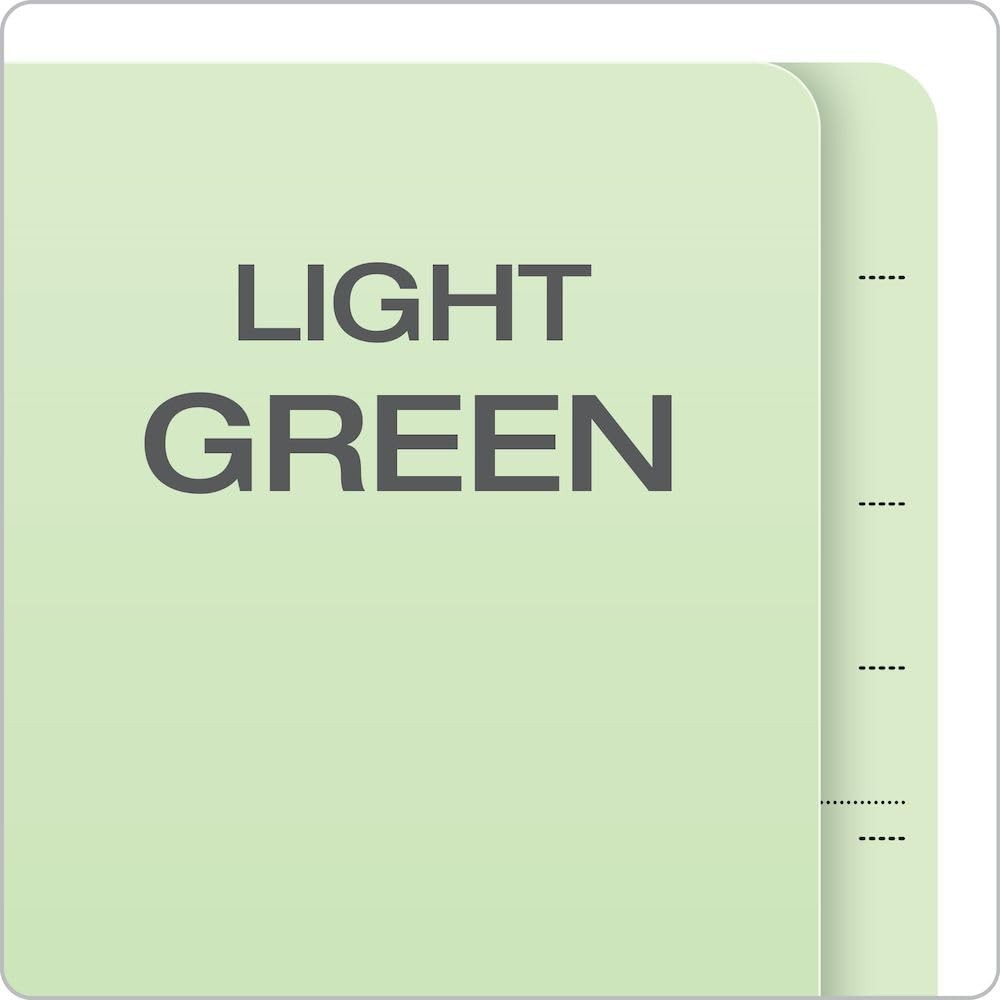 Pendaflex Pressboard End-Tab Classification Folders Letter Size 2 Dividers 2.5
