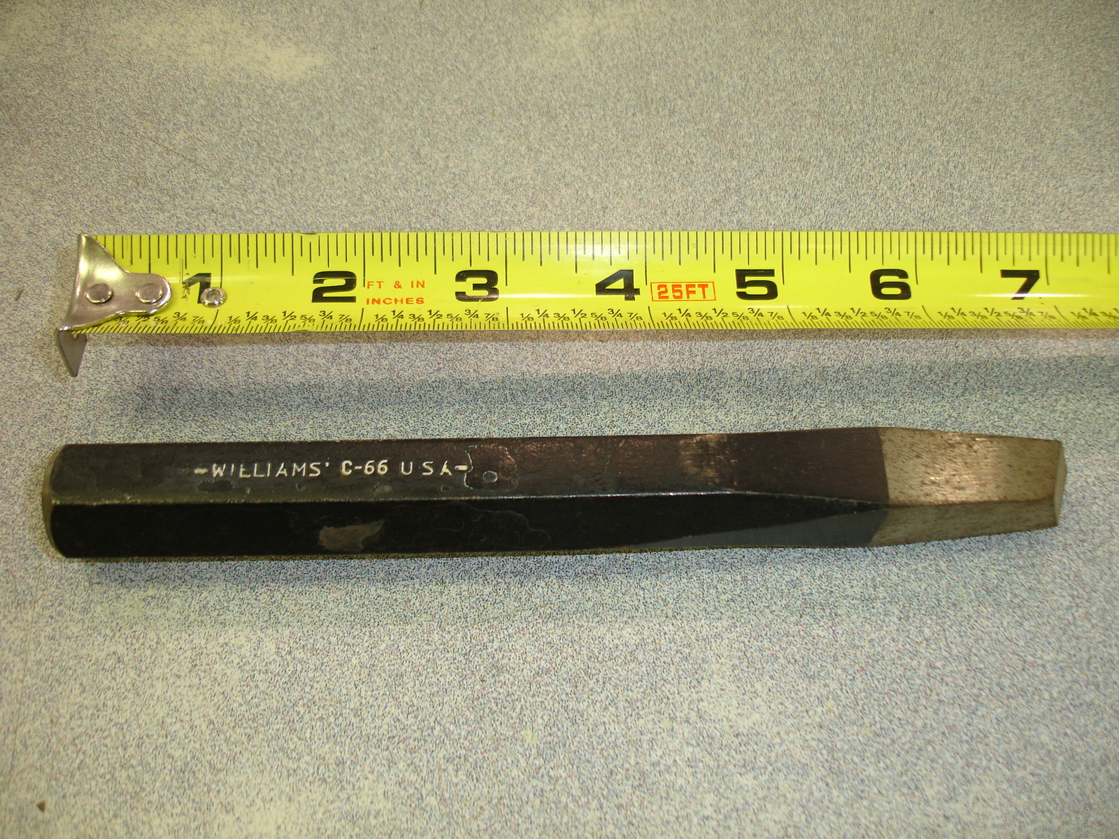 Williams C-66 5/8″ Diamond Point Chisel Made in USA