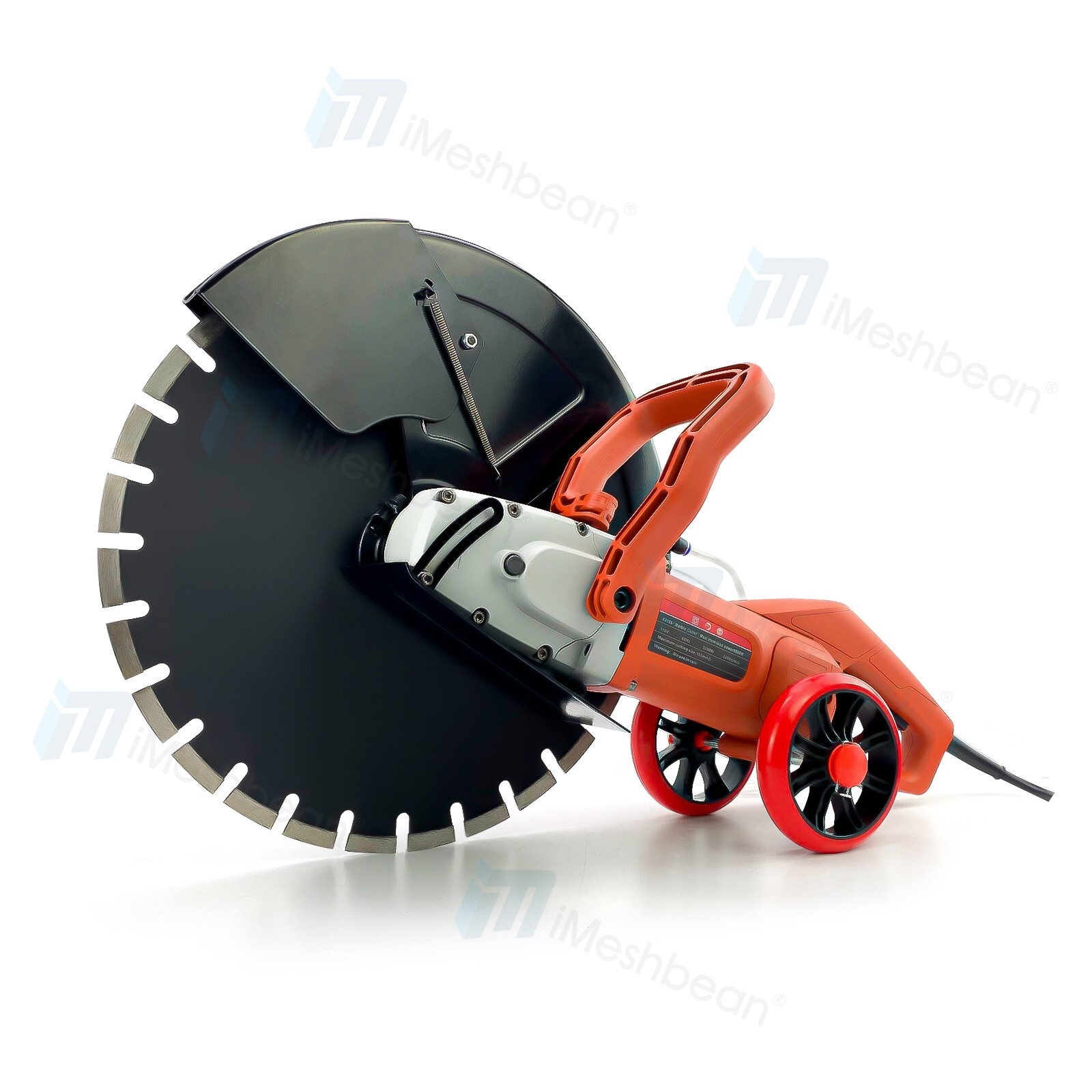 16” Electric Concrete Saw Wet/Dry Saw Cutter with Water Pump and Blade 3200W US