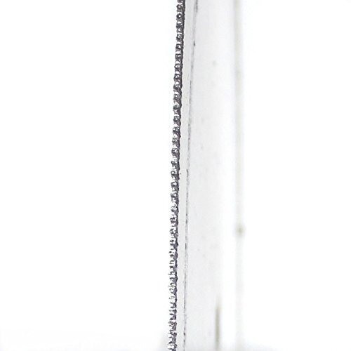 10″ Lapidary Saw Diamond Blade 16mm Arbor Hole Thin Notched Rim for Cutting Rock