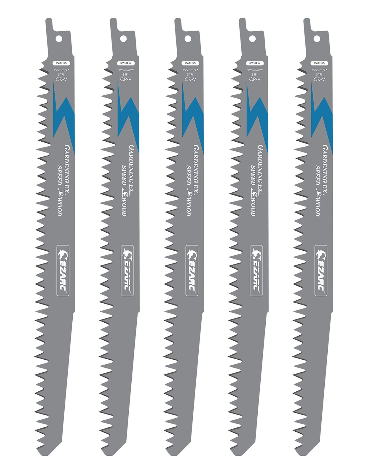 EZARC Wood Pruning Reciprocating Saw Blade, 9-Inch Recip 9 Inch, Black