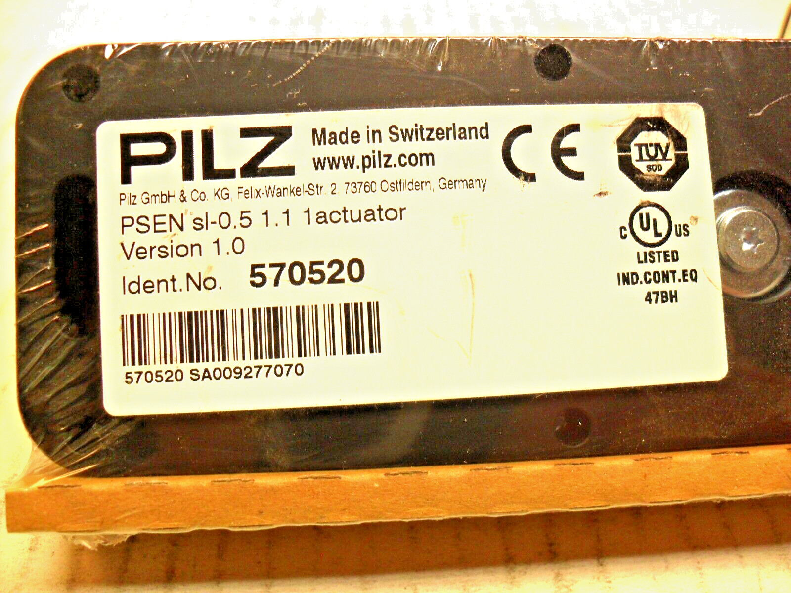 Pilz PSEN SL-0.5 1.1 Actuator – 570520 – Factory Sealed – USA SELLER