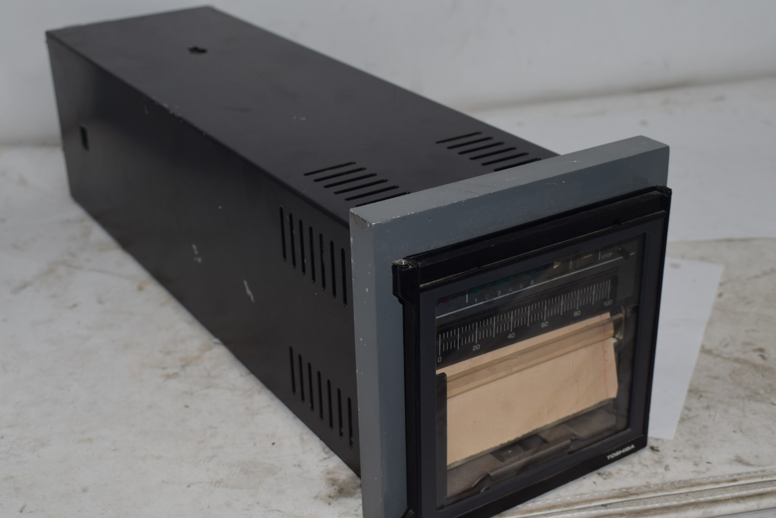 Vintage TOSHIBA CHART RECORDER Start Stop Feed 90-130VAC