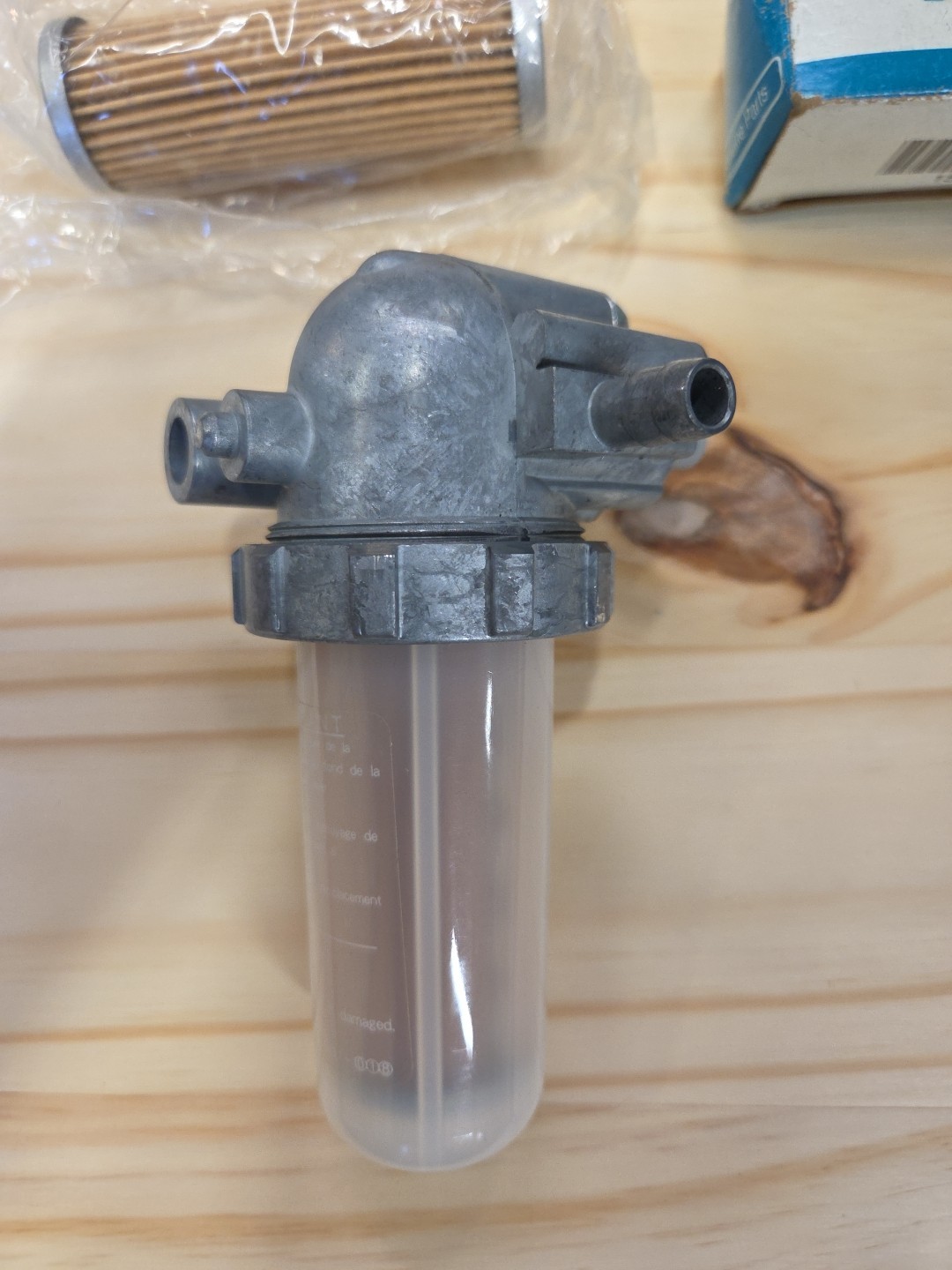 Kubota Fuel Filter Assembly With Extra Filter