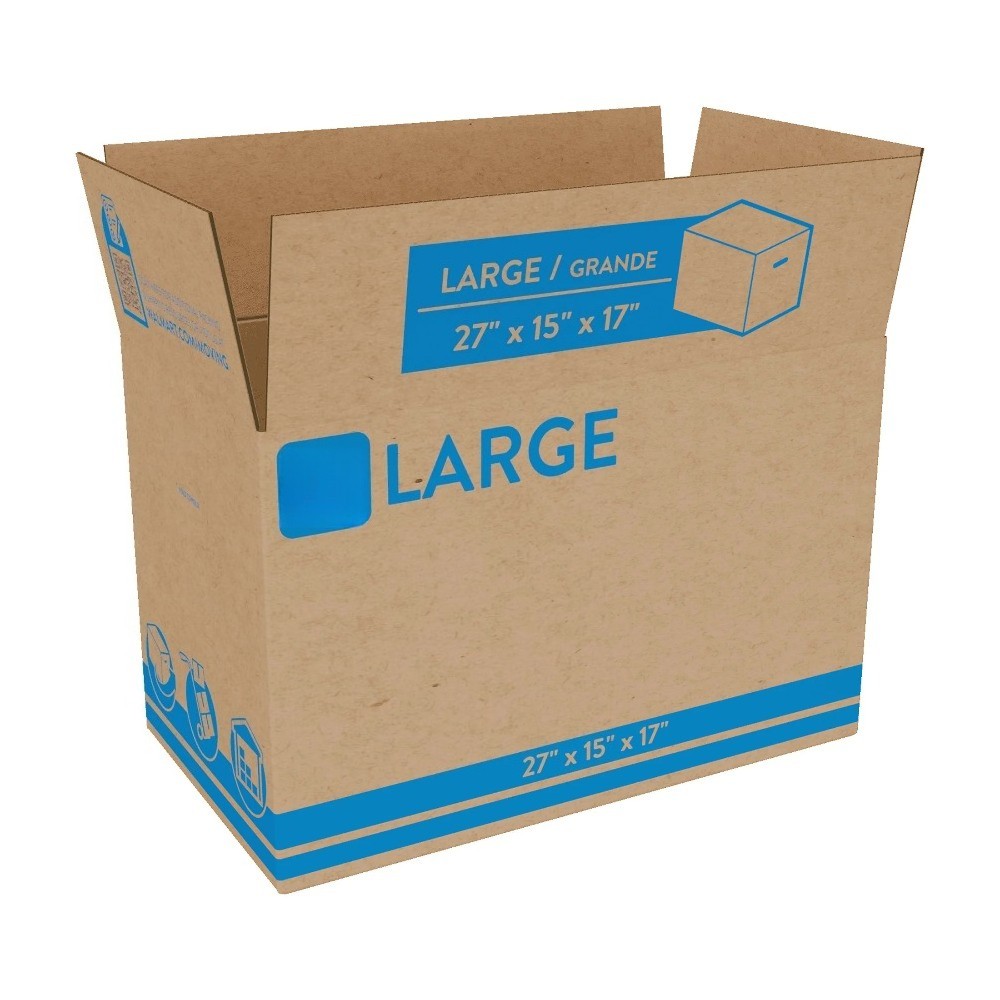 (10 pack) Pen+Gear Large Moving Boxes, 27L x 15W x 17H, Kraft