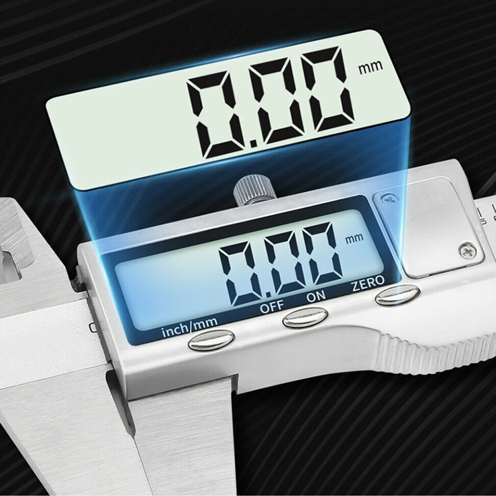 150mm Stainless Steel Caliper Vernier Micrometer Electronic Measuring Tool Ruler