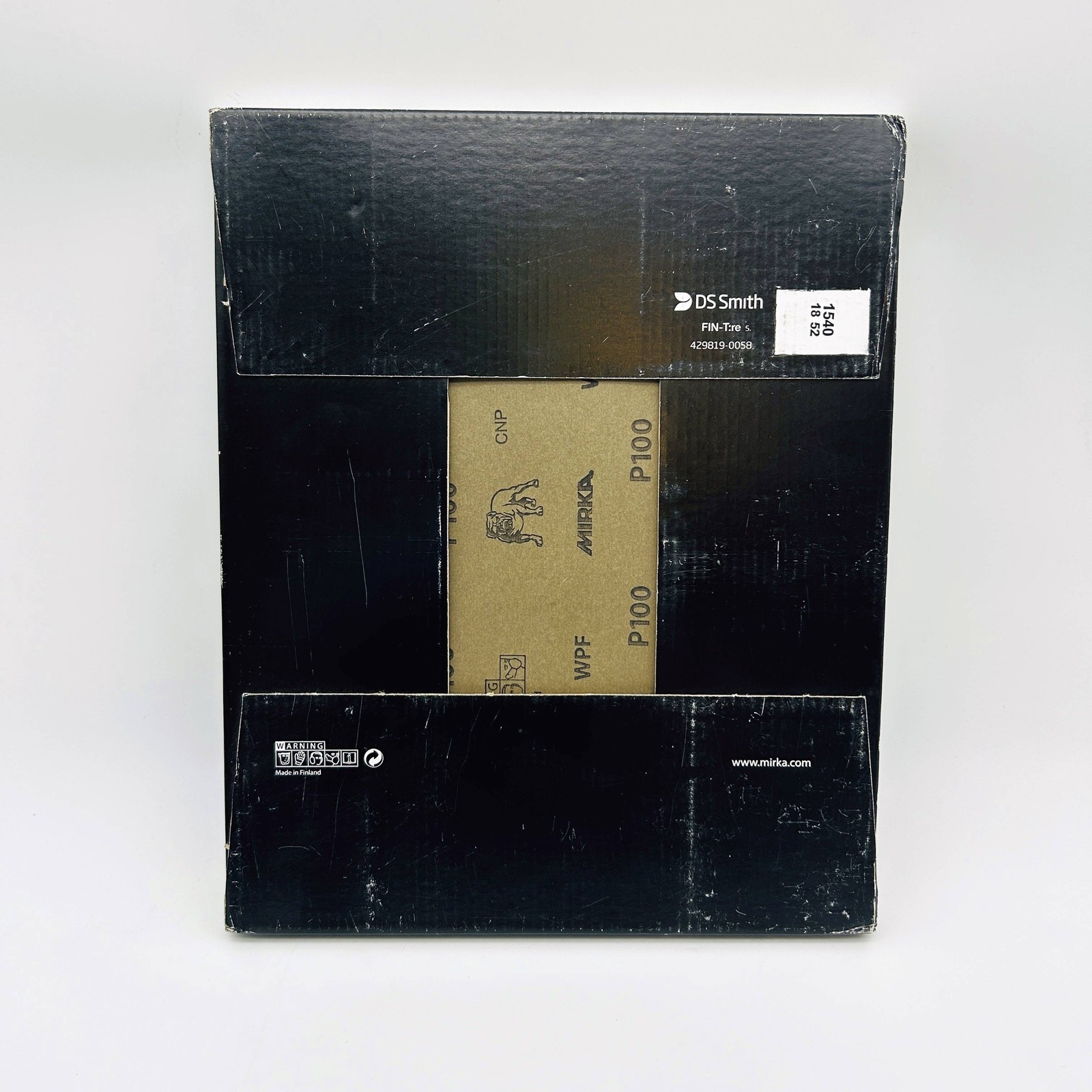 Mirka 21-104-P100 Sandpaper Sheet Waterproof 9 x 11 Wet/Dry 100 Grit Pk of 25