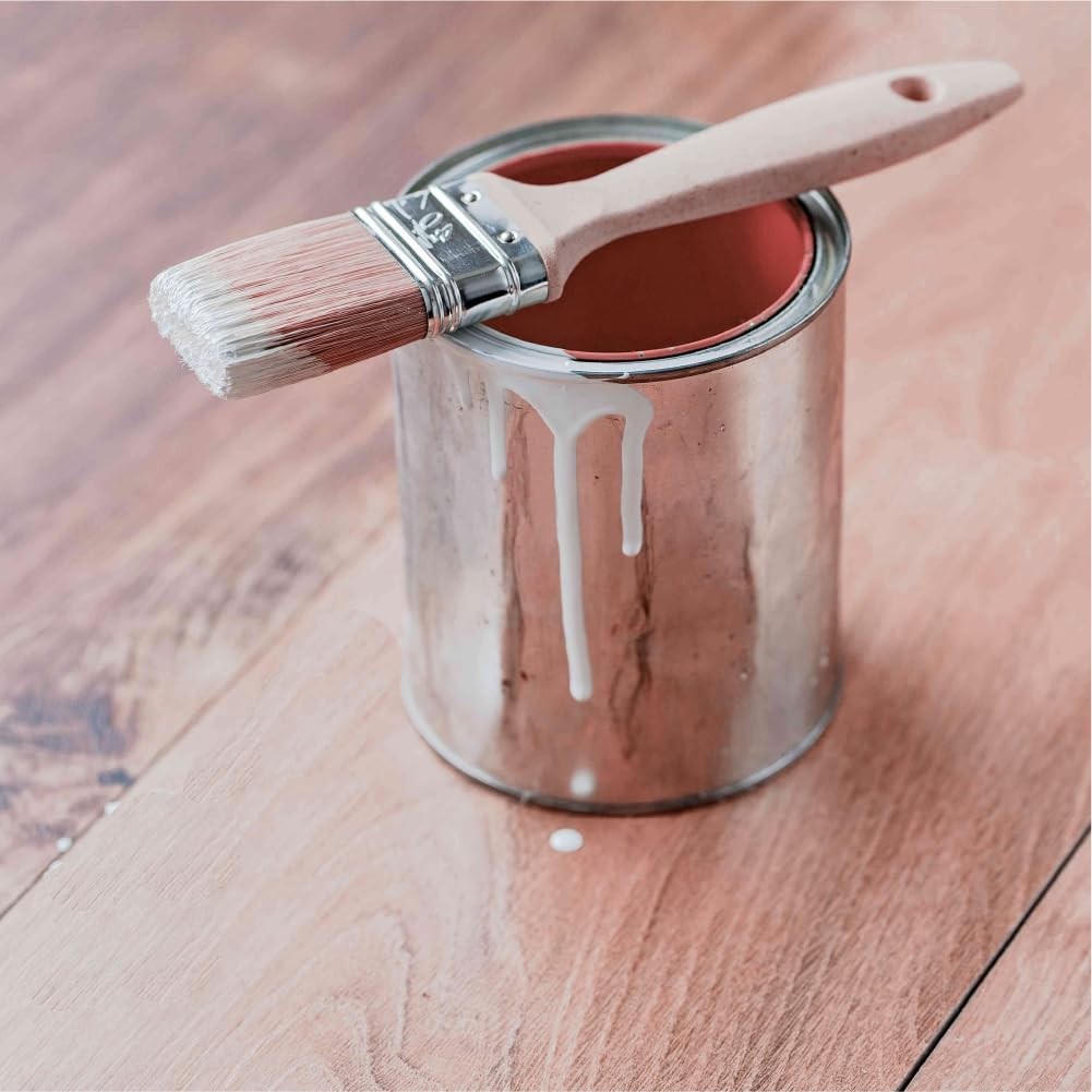 LAUCO Empty Paint Cans with Lids, 16 oz Pint Metal Paint Cans, 6 Pack, Durable